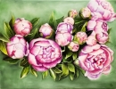Картина «Рожева піони», художник Марчук Ольга, 3500 грн.