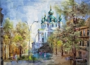 Картина «Андріївська церква», художник Яна Побережна, 0 грн.