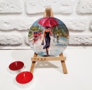 Картина «Червона парасолька», художник Тетяна Ник, 0 грн.