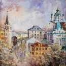 Картина «Андріївський узвіз», художник Яна Побережна, 0 грн.