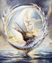 Картина «Летючий Голландець», художник Петро Лисенко, 22000 грн.