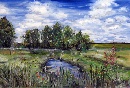 Картина «Мальва цветет», художник Дымченко, 0 грн.