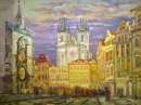 Картина «Прага», художник Кутилов, 0 грн.