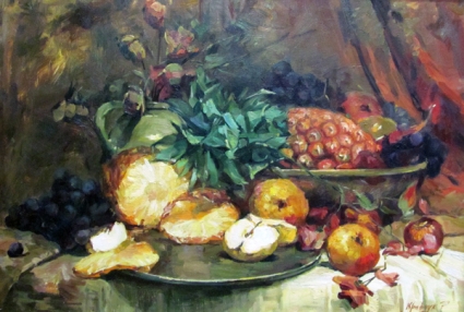 Картина Натюрморт с ананасом