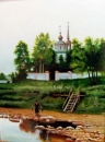Картина «Монастырь», художник Кливаденко Анатолий, 0 грн.