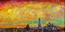 Картина «Лавра. Закат», художник Пуханова Лариса, 0 грн.