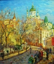 Картина «Андреевский спуск», художник Кутилов Каземир, 0 грн.