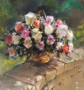 Картина «Розы для любимой», художник Гузенко Павел, 0 грн.