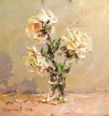 Картина «Три розы», художник Гузенко Павел, 0 грн.