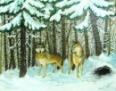 Картина «Волки», художник Осипов А., 0 грн.