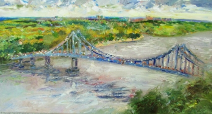 Картина Пешеходный мост 
