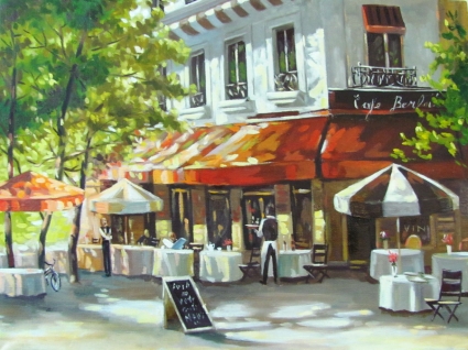 Картина Парижское кафе