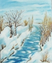 Картина «Зимний пейзаж», художник Сорокина, 0 грн.