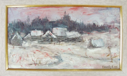 Картина Пирогово зимой