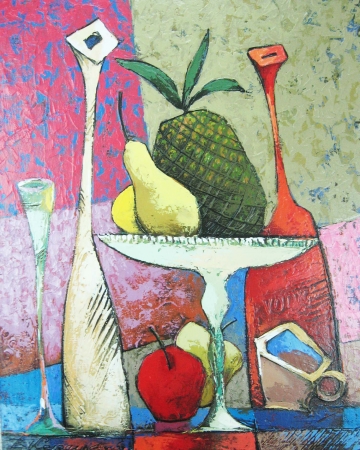 Картина Груша и ананас
