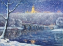 Картина «Лавра зимой», художник Бойко Олег, 0 грн.