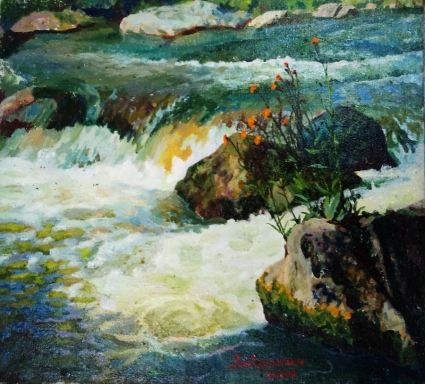 Картина Водопад