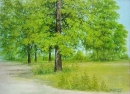 Картина «Дубовая роща», художник Кузьменко Валерий, 0 грн.