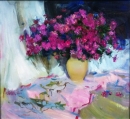Картина «Натюрморт с розовыми цветами», художник МАЕ, 0 грн.