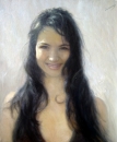 Картина «Портрет девушки», художник Олейников Дмитрий, 4000 грн.
