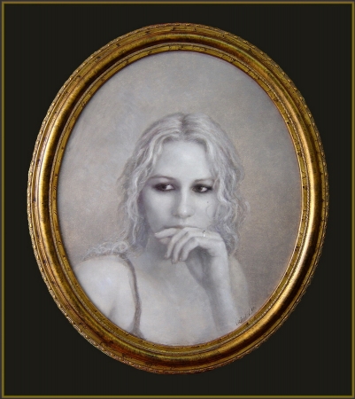 Картина Черно-белый портрет