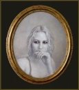 Картина «Черно-белый портрет», художник Олейников Дмитрий, 3800 грн.