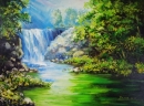 Картина «Водопад», художник Рожок Тамара, 0 грн.