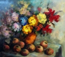 Картина «Натюрморт с яблоками», художник Безсмертна Оксана, 0 грн.