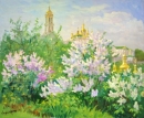 Картина «Лавра. Сирень цветет"», художник Кутилов Казимир, 0 грн.