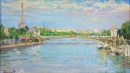 Картина «Сена. Париж», художник Кутилов Каземир, 0 грн.