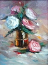 Картина «Розы», художник Пинчук Дарья, 0 грн.
