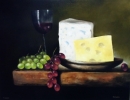 Картина «Натюрморт с сыром», художник Литовка Дмитрий, 0 грн.