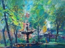 Картина «В Мариинском парке», художник Пуханова Лариса, 0 грн.