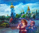 Картина «Жаркое лето. Киев», художник Пуханова Лариса, 0 грн.