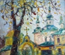 Картина «Возле Лавры», художник Пуханова Лариса, 0 грн.