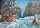 Картина «Зимний лес», художник Петрич Анатолий, 0 грн.