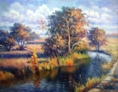 Картина «Осень на речке Ирпень», художник Петрич Анатолий, 0 грн.