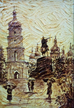 Картина Михайловский монастырь