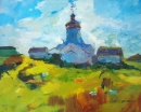 Картина «Церквушка», художник Моисеенко мария, 0 грн.
