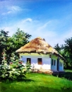 Картина «Дом бабушки», художник Кравченко Юлия, 0 грн.