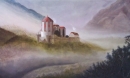 Картина «Домик в горах», художник Жук Анна, 0 грн.