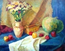 Картина «Натюрморт з яблуками», художник РМ, 5000 грн.