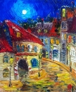 Картина «Ночная улочка», художник Витановский Павел, 0 грн.