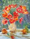 Картина «Тюльпаны в лучах Солнца», художник Пинчук Дарья, 0 грн.