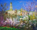 Картина «Лавра в цветах», художник Кутилов Казимир, 0 грн.
