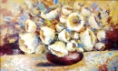 Картина «Білі квіти», художник Витановская Раиса, 0 грн.
