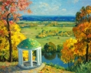 Картина «Осень. Беседка», художник Бойко Олег, 0 грн.