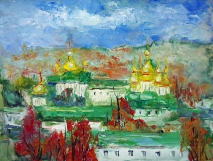 Картина Осенняя Лавра. Киев