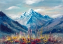 Картина «Рассвет в горах», художник Гончарук Татьяна, 0 грн.
