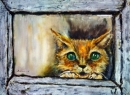 Картина «Зеленые глаза», художник Милокост Марина, 0 грн.